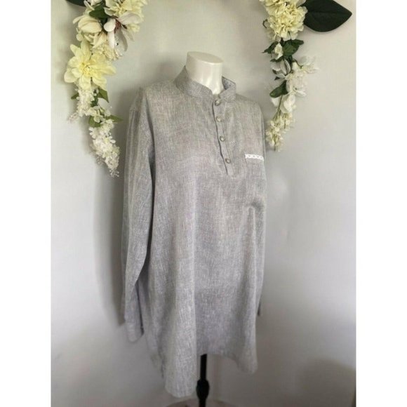 Vintage Anand‎ Woven Tunic Top Jacket L/X - Picture 2 of 10